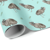 踊りEmuパターン ラッピングペーパー (ロールコーナー)