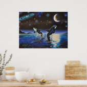 踊りinスター，ポスター ポスター (キッチン)