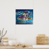 踊りIN THE NIGHTカーニバルダンサーN i̇ Moonlight ポスター (キッチン)