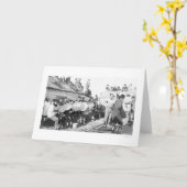 踊りNomeアラスカ1910年 カード (黄色い花)