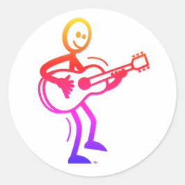 踊りSAM Round 3"x3"ステッカー6パック ラウンドシール