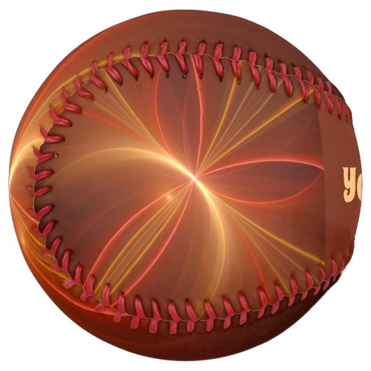 踊りWライトモダン抽象芸術のフラクタル名 ソフトボール (正面左)