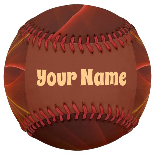 踊りWライトモダン抽象芸術のフラクタル名 ソフトボール (正面)