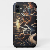 踊るくまのIPhone 5の場合の野性生物の芸術くまのギフト Case-Mate iPhoneケース (裏面)