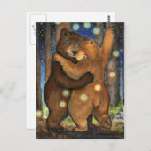 踊るくま ポストカード (正面/裏面)