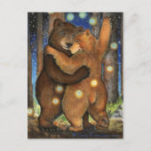 踊るくま ポストカード (正面)