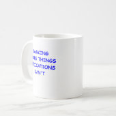 踊ること コーヒーマグカップ (正面左)