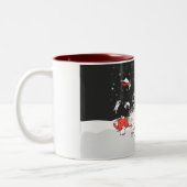 踊ること ツートーンマグカップ (左)