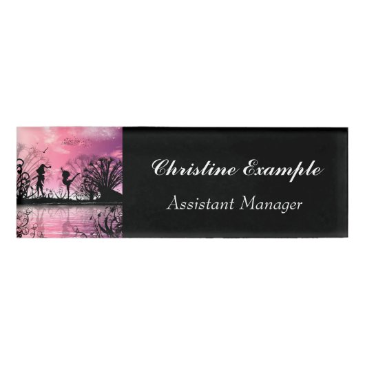 踊ること 名札 (正面)