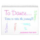 踊るため… 、旅行を取る挑戦!!! 、Dに… カレンダー (カバー)