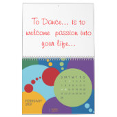 踊るため… 、旅行を取る挑戦!!! 、Dに… カレンダー (2月 2027)