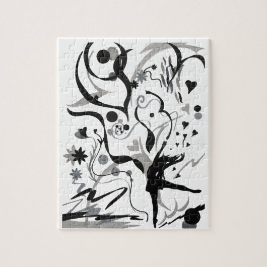 踊るのが大好き! ジグソーパズル (縦)