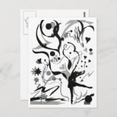 踊るのが大好き! ポストカード (正面/裏面)