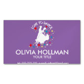 踊るのが大好き マグネット名刺 (正面)