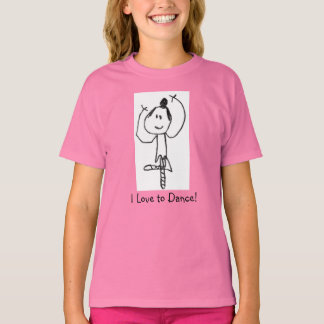 踊るのが大好き！ Tシャツ