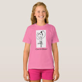 踊るのが大好き！ Tシャツ (正面フル)
