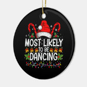 踊るのが最も似合う家族 セラミックオーナメント (左)