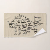 踊るのは答えではない バスタオルセット (ハンドタオル)