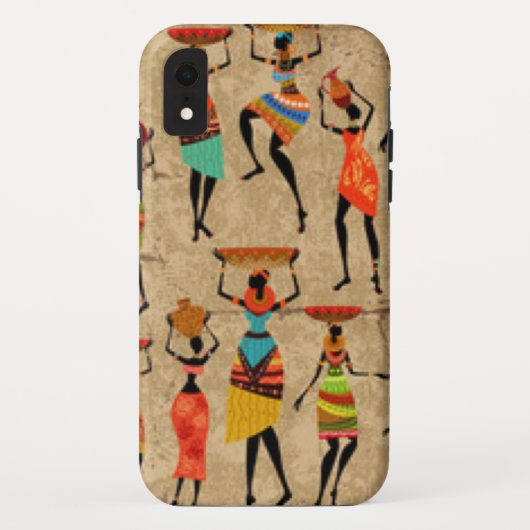 踊るアフリカの女性 Case-Mate iPhoneケース (裏面)