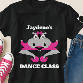 踊るカバ Tシャツ