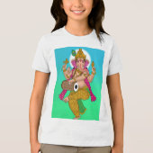 踊るガネーシャTシャツ トライブレンドTシャツ (正面)