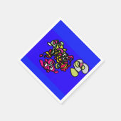 踊るクラゲ スタンダードカクテルナプキン (角)