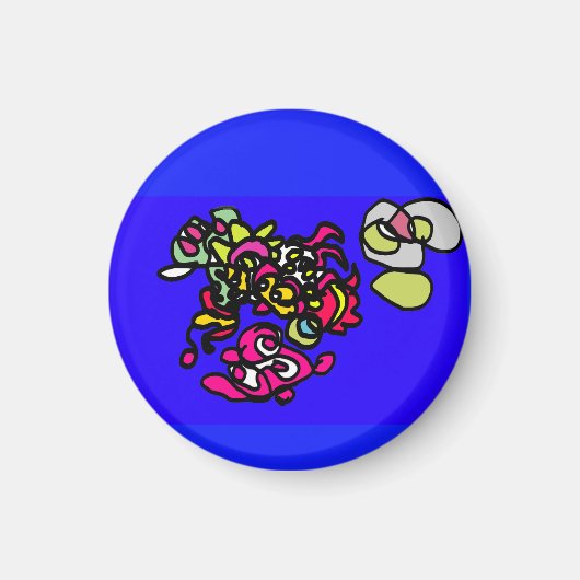 踊るクラゲ マグネット (正面)