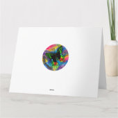 踊るゾウ カード (裏面)