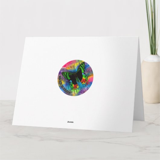 踊るゾウ カード (裏面)