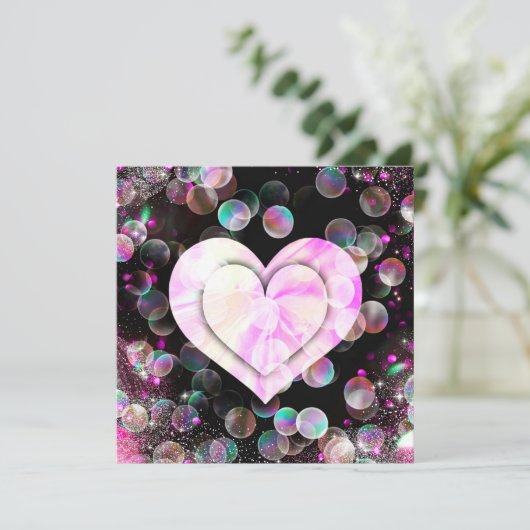 踊るハート カード (スタンド正面)