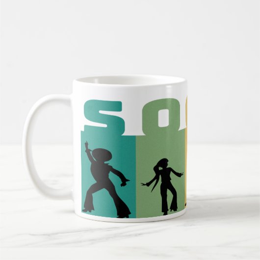 踊る影と夢見る Sogna コーヒーマグカップ (左)