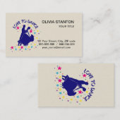 踊る愛 名刺 (正面/裏面)