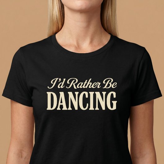 踊る方が好き Tシャツ