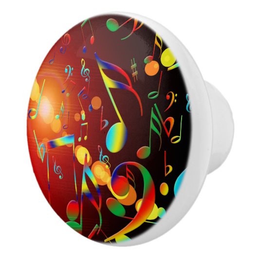 踊る音符 セラミックノブ (右)