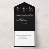 踊る骨 オールインワン招待状 (内側)