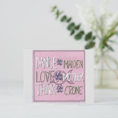 「踊る、愛す考える」ハンドハガキー ポストカード (スタンド正面)