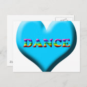 踊れ!ギフト ポストカード (正面/裏面)