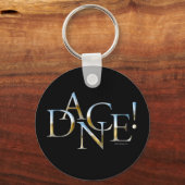 踊れ！（クロム） キーホルダー (正面)