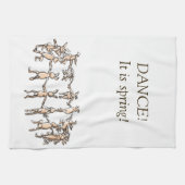 踊れ！春だ！踊りバニーのキッチンタオル キッチンタオル (横)