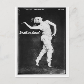 踊ろうか？ポストカード ポストカード