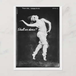 踊ろうか？ポストカード ポストカード
