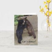 踊ろう！ノートカード カード (黄色い花)