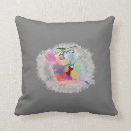 踊カラフルり クッション