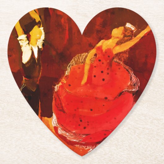 踊スペインの手 ペーパーコースター (正面)