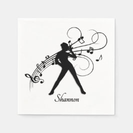 踊モダンり スタンダードカクテルナプキン