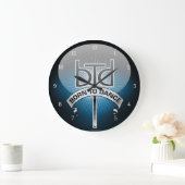 踊生まれる ラージ壁時計 (ホーム)