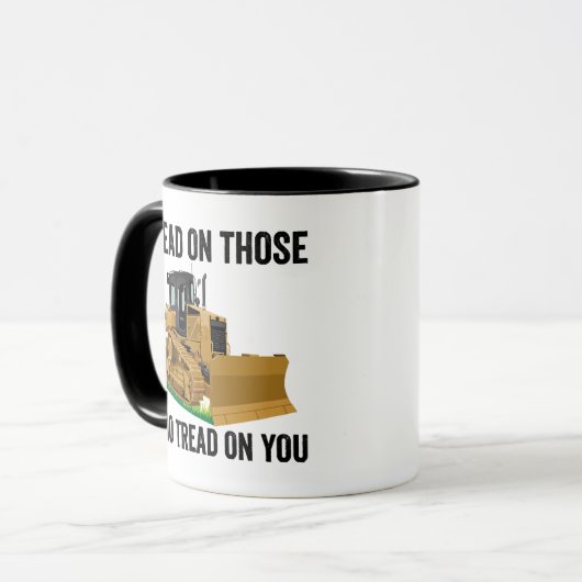 踏みつける者を踏みつける マグカップ (正面左)