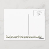 踏みならされた道を離れて ポストカード (裏面)