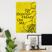 踏み付けない ポスター (ホームオフィス)