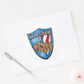 踏み付けない ラウンドシール (封筒)